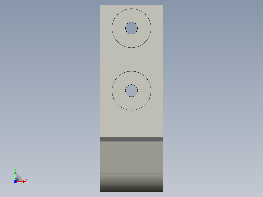 耳机挂钩支架11前视图