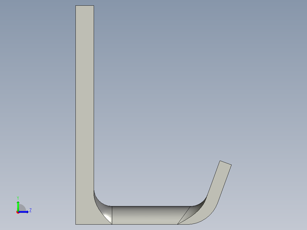 耳机挂钩支架11左视图
