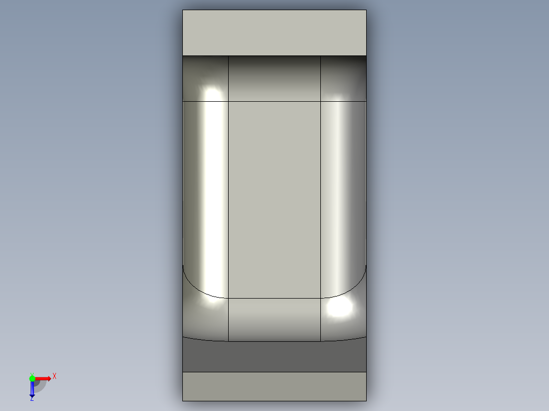 耳机挂钩支架11俯视图