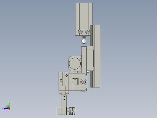 花鼓传动说明花鼓后轴抓F300慢落横移机构右视缩略图