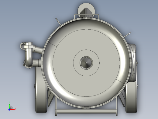 移动开放式喷砂机前视缩略图