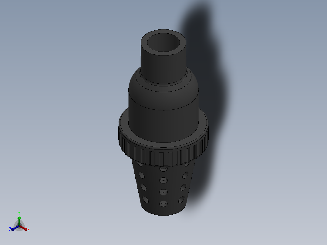 VALVE_DN15_PN10_U-PVC正等轴测图