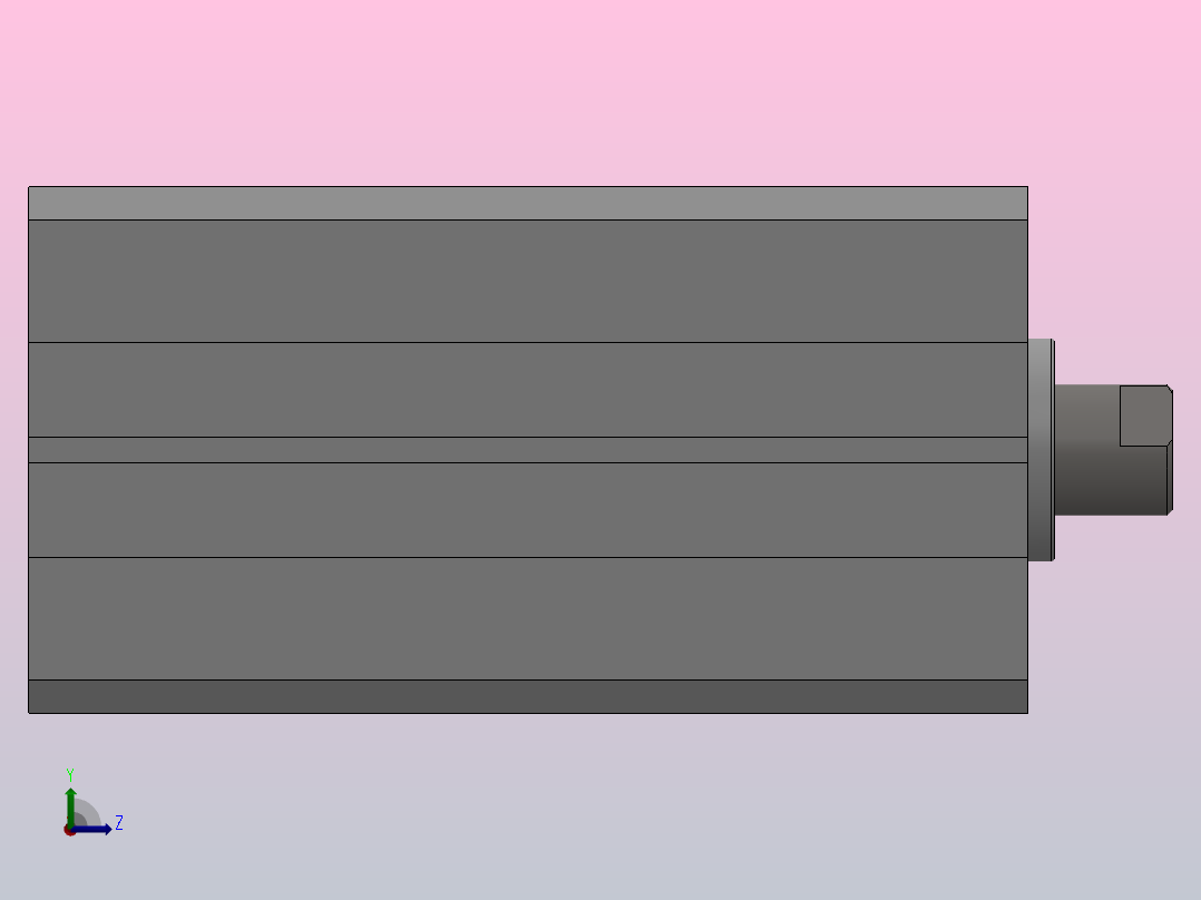 SDA超薄气缸系列SDA 25×60左视图