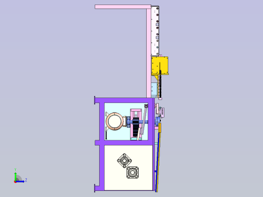 钢筋折弯机左视缩略图