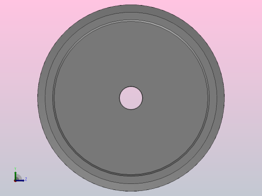 小凸缘型梯形齿同步带轮L型_SLDC-40-075-dc16-A左视缩略图