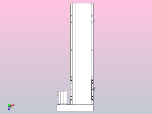 MTH17标准螺杆滑台[MTH17-L#-500-BR-P40-C3]俯视缩略图