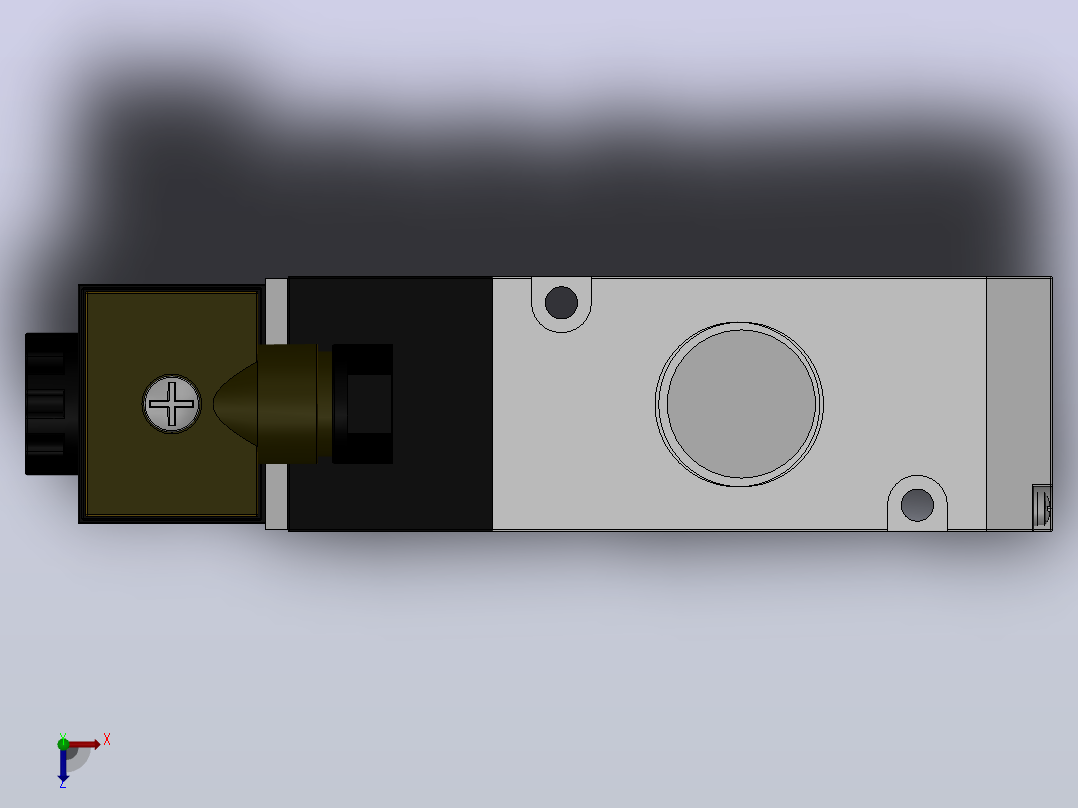 MFS321-04系列三口二位电磁阀[MFS3211-04-NO-DC24V-T4]俯视图