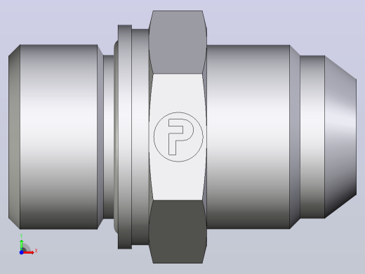 EO硬管接头公螺柱连接器12M27F8OMXS前视缩略图