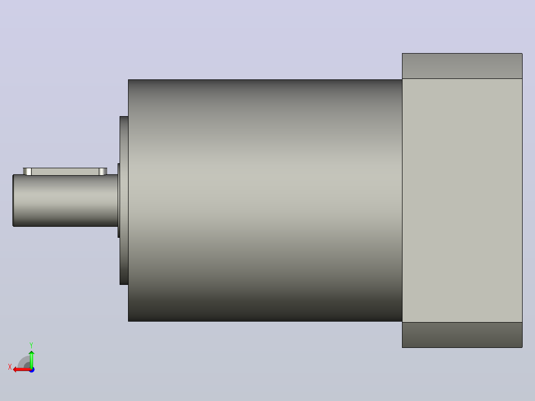 间隙减速器gearbox_gbx120004k_gbk_120_140_0_f后视图