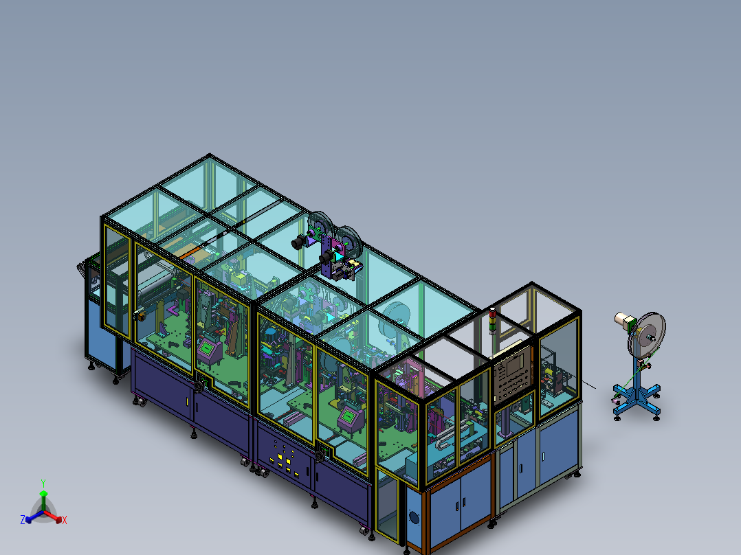 手机FFC软排线自动热压裁剪剥皮上锡全自动生产线