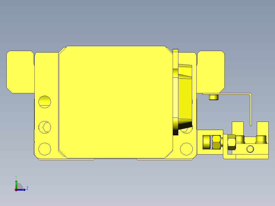 换装夹具右视图