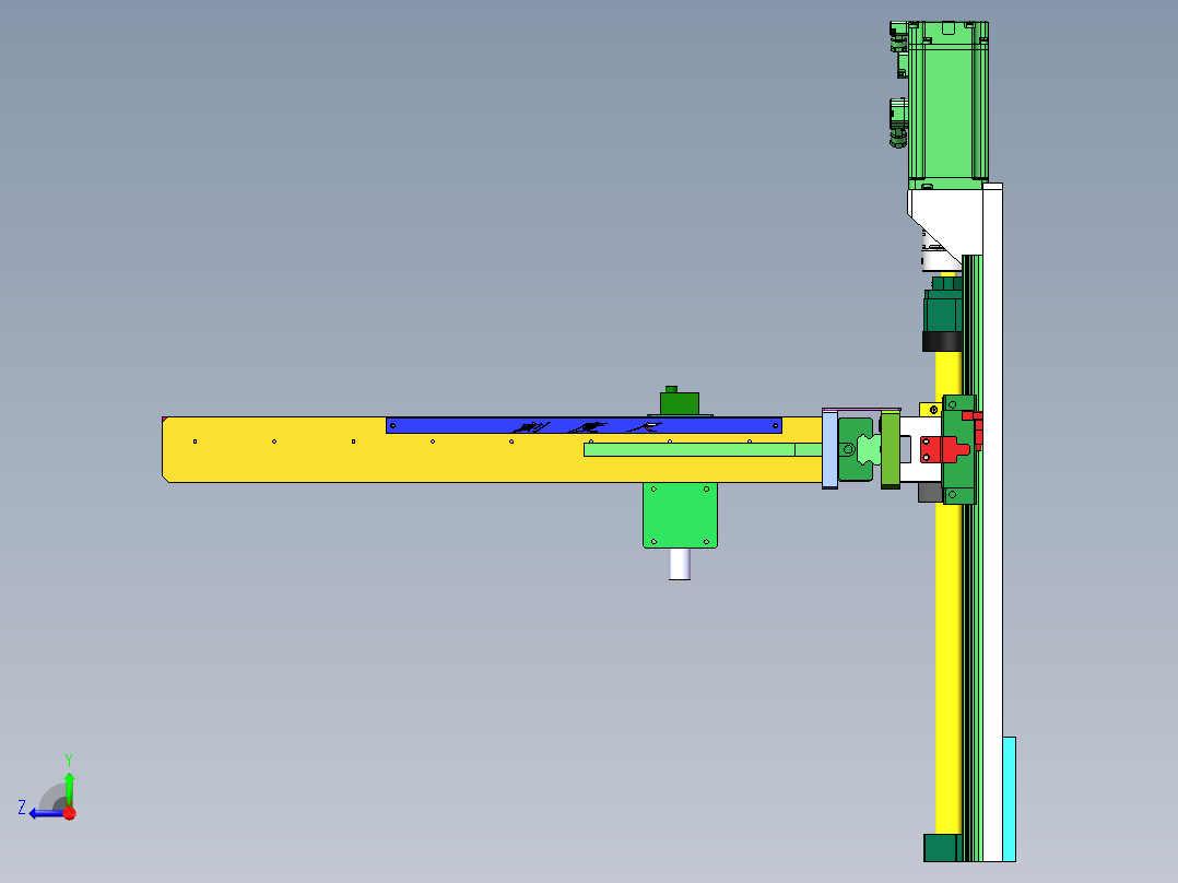 CCD相机对位组件sw20可编辑右视图
