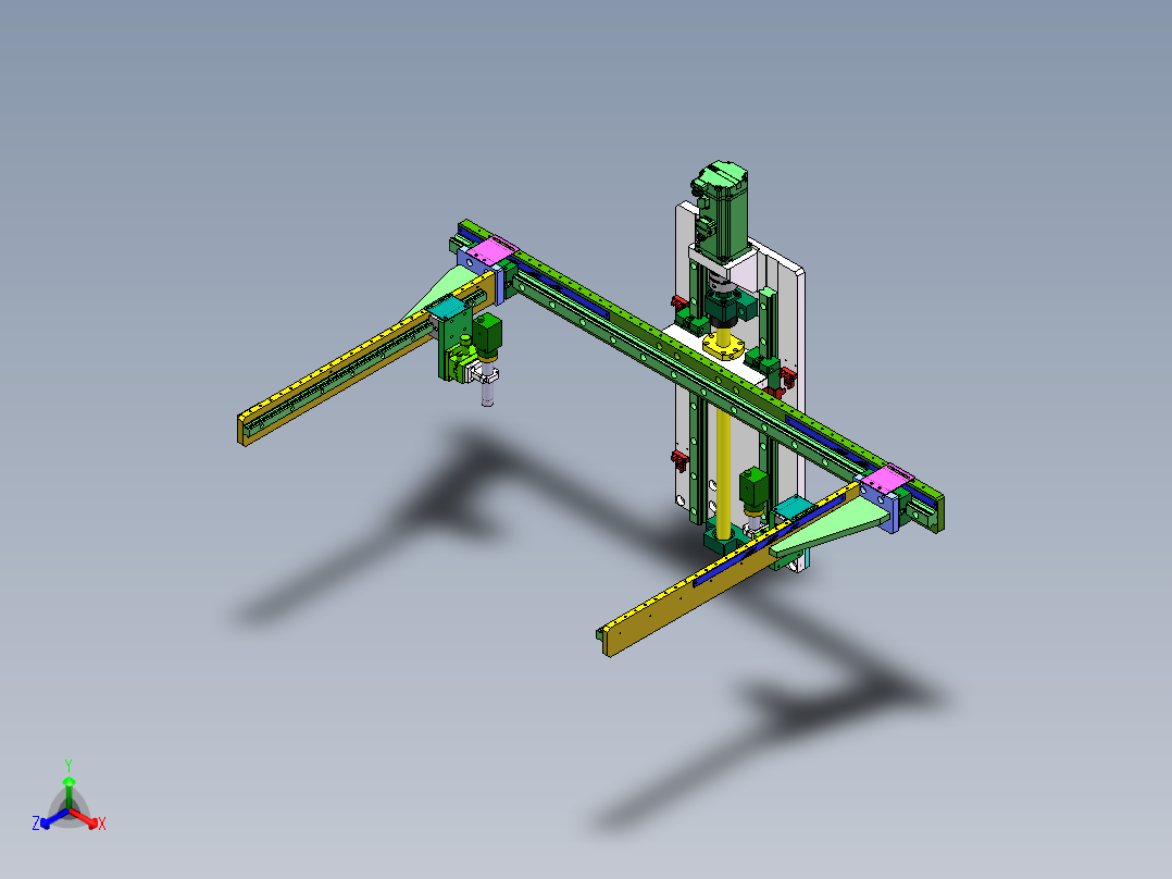 CCD相机对位组件sw20可编辑正等轴测图