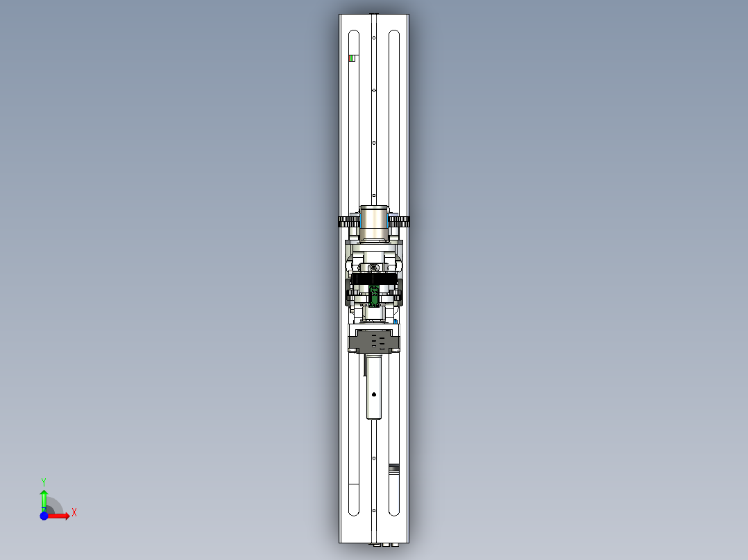 four-axis-robotic-arm SW STP前视图