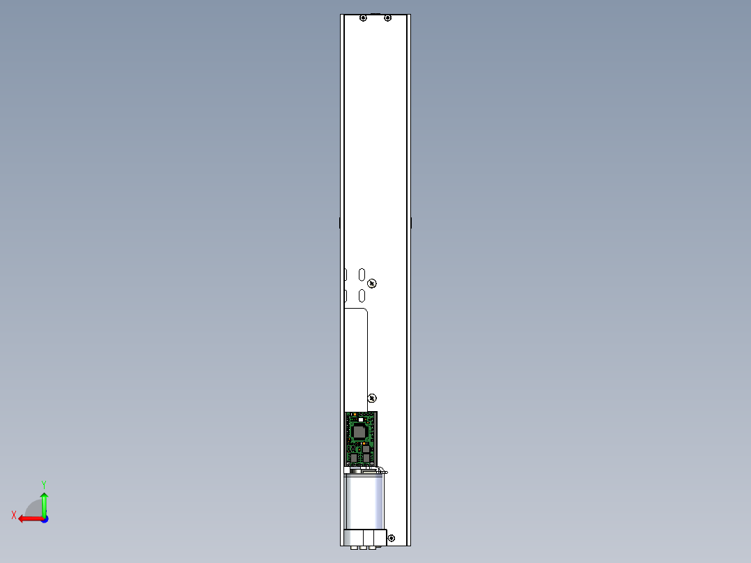 four-axis-robotic-arm SW STP后视图