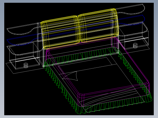 室内家具及植物三维模型二-CA053
