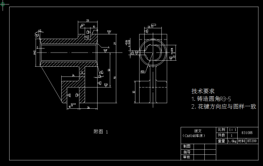 CA6140车床拨叉零件831005工艺规程及铣槽夹具设计缩略图