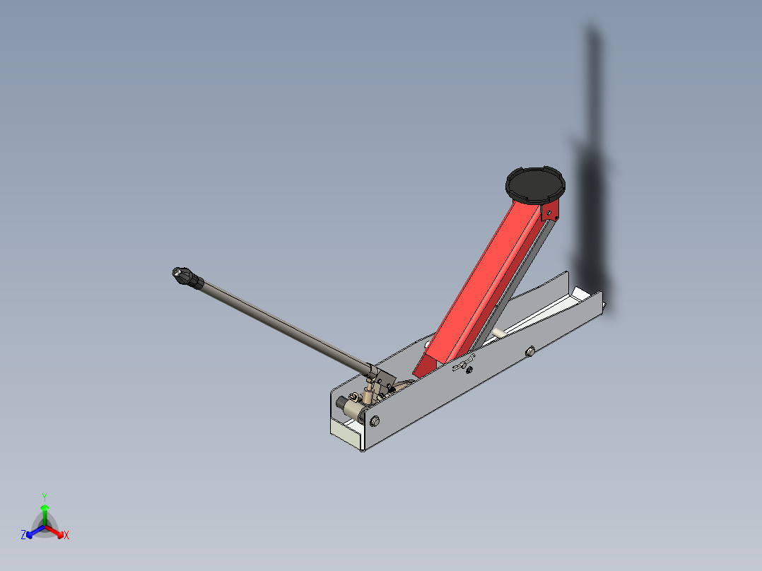 千斤顶正等轴测图