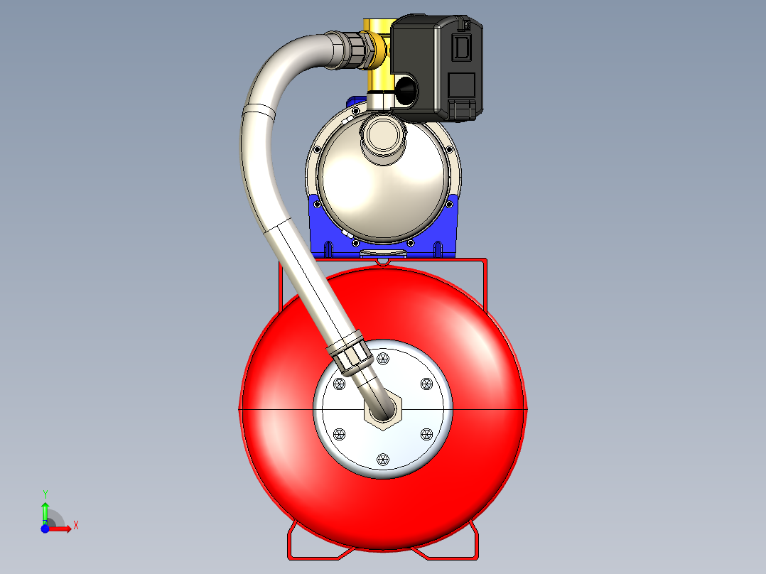 自吸式离心泵前视图