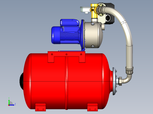 自吸式离心泵左视缩略图