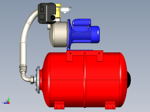 自吸式离心泵右视缩略图