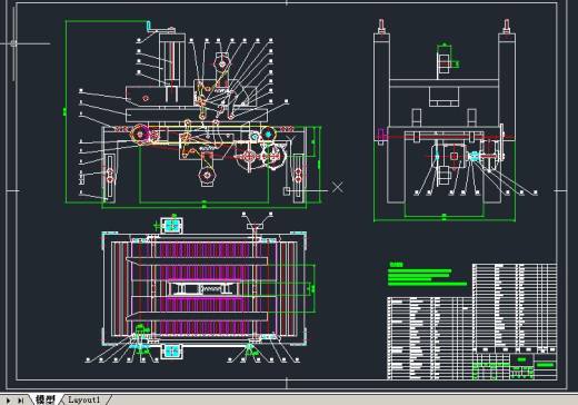 纸箱胶带封箱机设计（优秀机械设计）190 包含CAD图纸说明文档缩略图