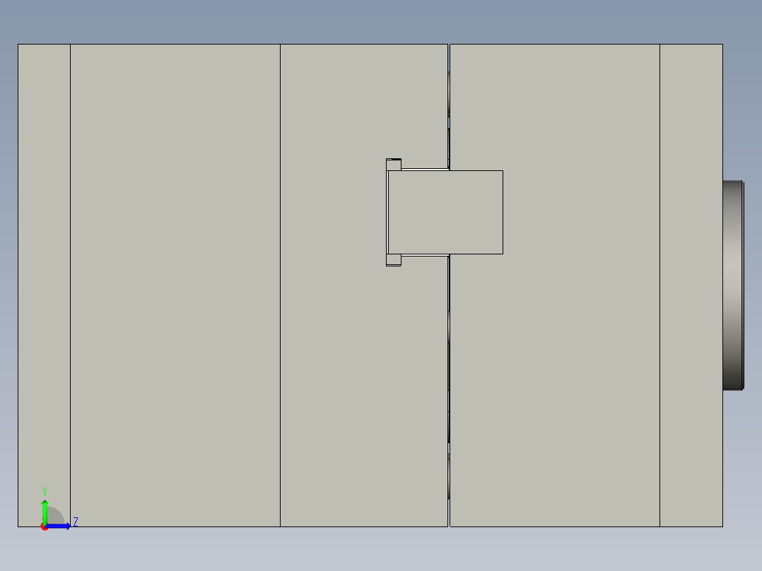 振动棒(RSF1塑胶件）模具左视图