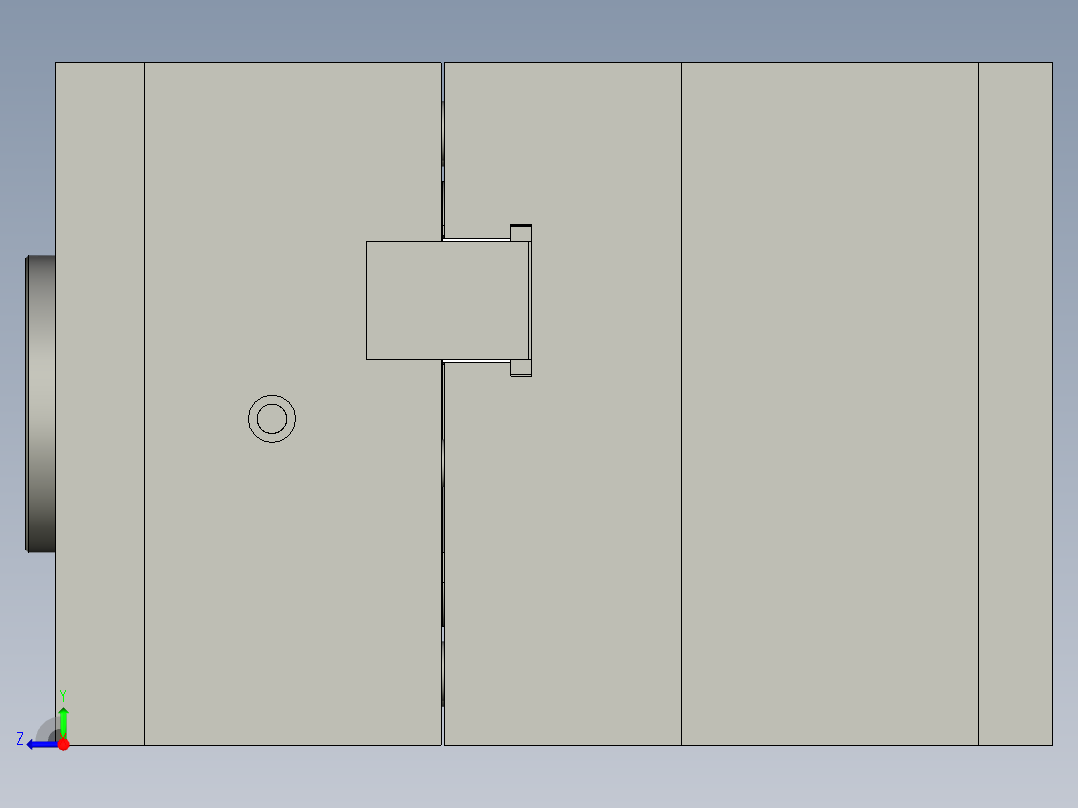 振动棒(RSF1塑胶件）模具右视图