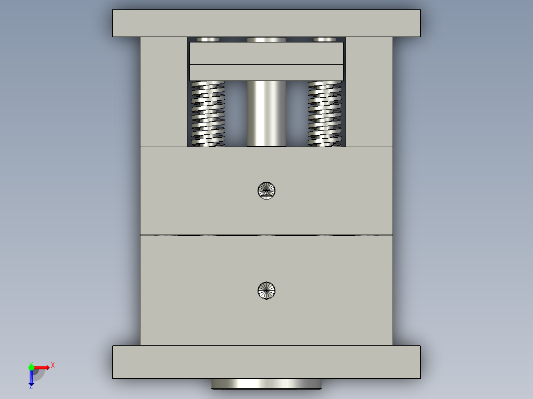 振动棒(RSF1塑胶件）模具俯视图