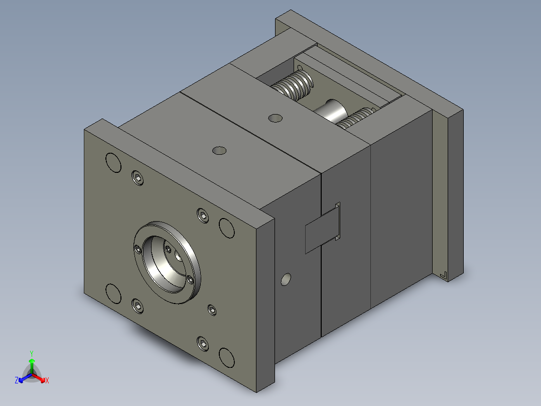 振动棒(RSF1塑胶件）模具正等轴测图