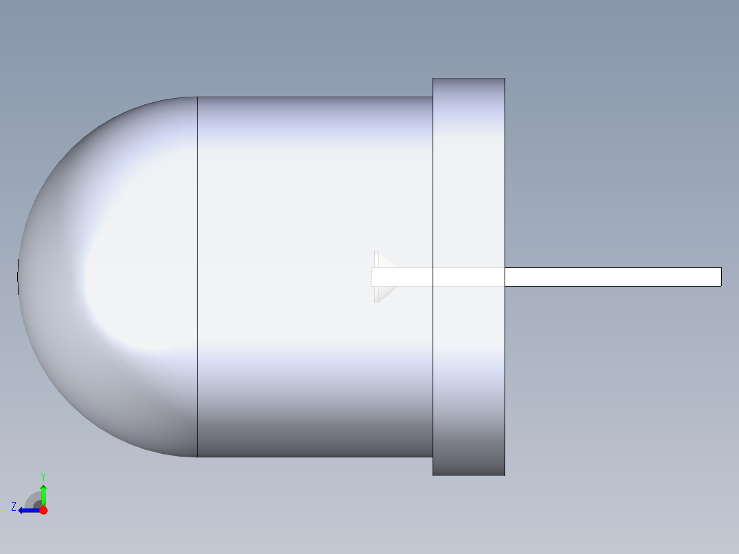 LED_Round_Clear_D10.0mm右视图