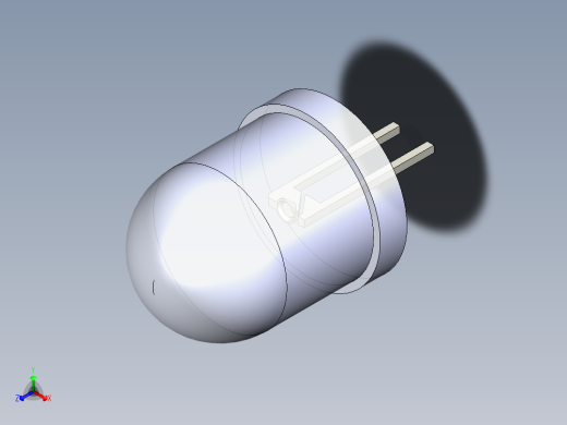 LED_Round_Clear_D10.0mm正等轴测缩略图