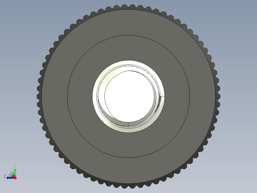 滚花旋钮-Knurled Knob 0.25x0.750x1.250.STEP右视缩略图