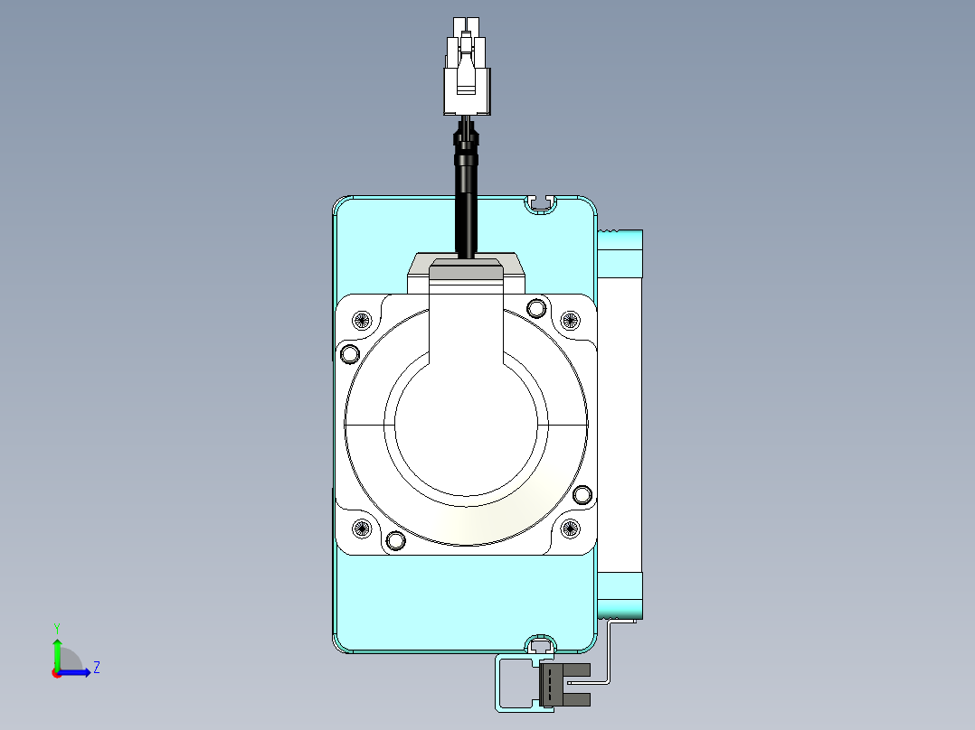 威洛博VC丝杆传动-无尘环境VC14-Lxx-C-S1100-BC-ZP75-C3左视图