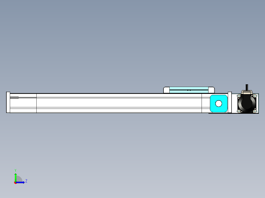 欧规系列-LB6A-L65-S450-BL-ZP40-C3左视图