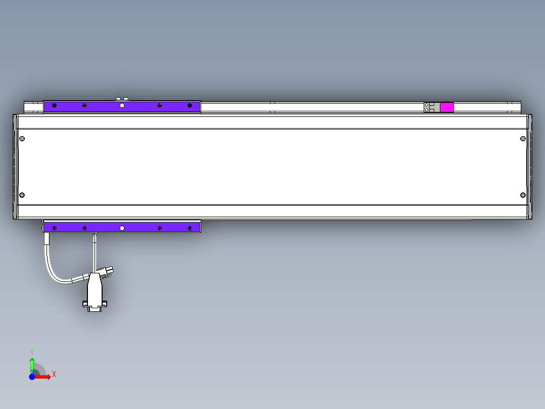 威洛博VL系列直线电机模组-VL14S3-S400前视图