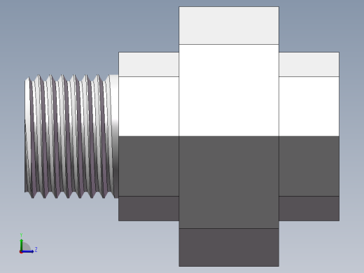 活接-等径内外丝直通 DN15左视缩略图
