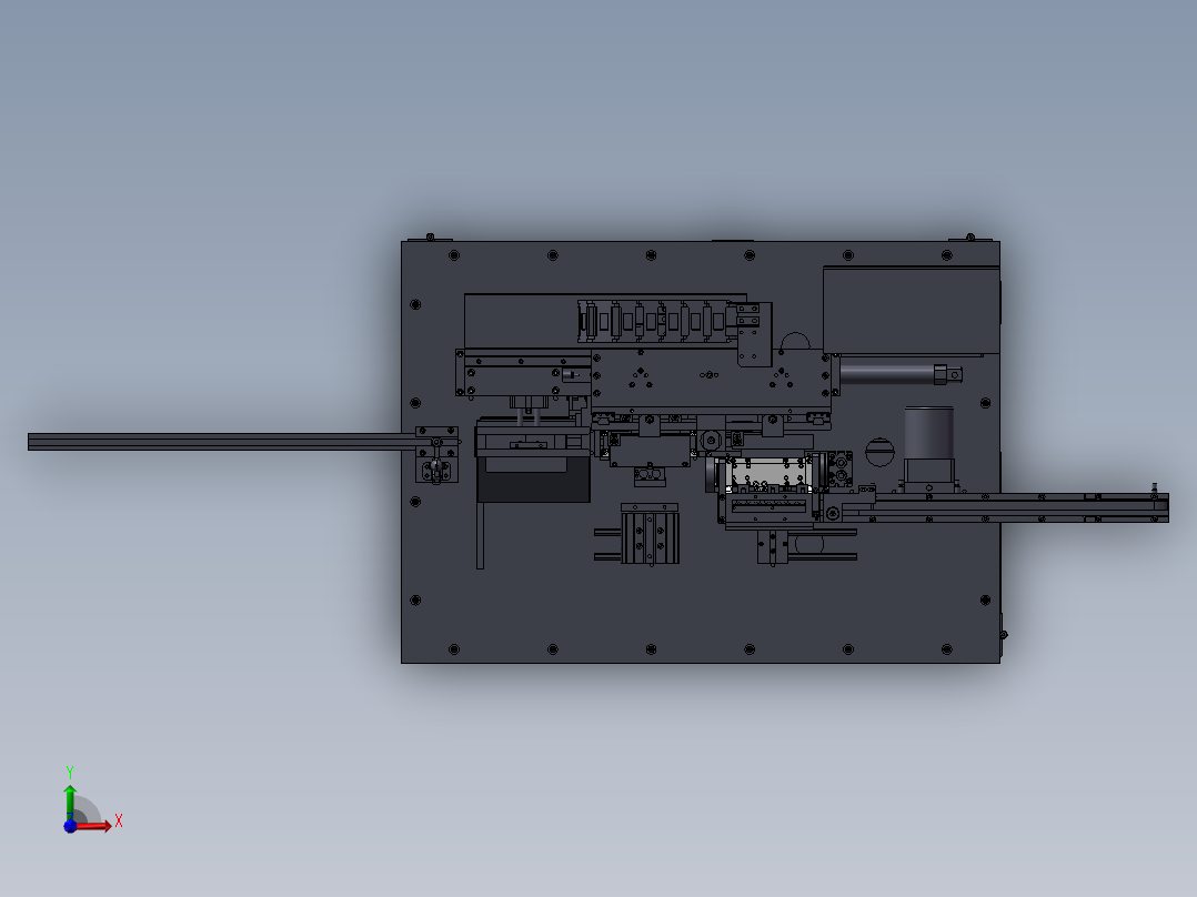 电子元件性能检测机前视图