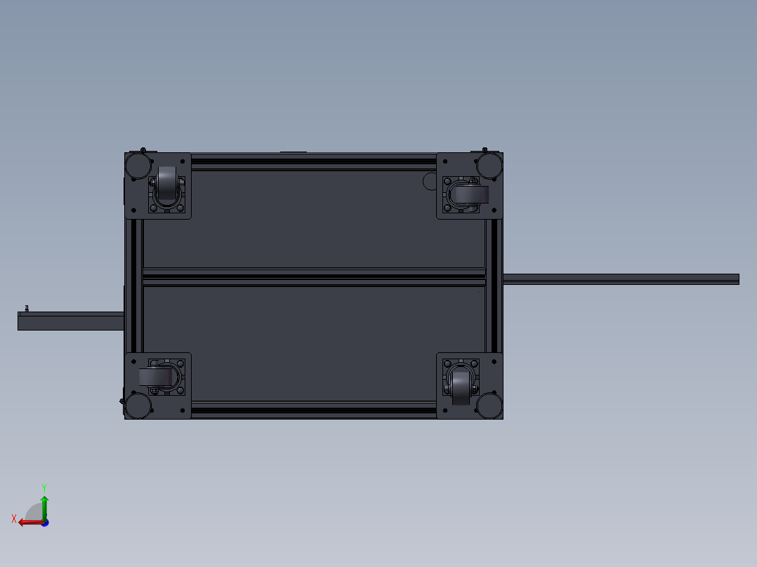 电子元件性能检测机后视图