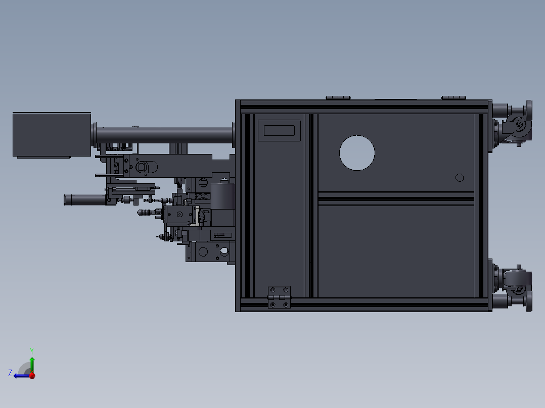 电子元件性能检测机右视图