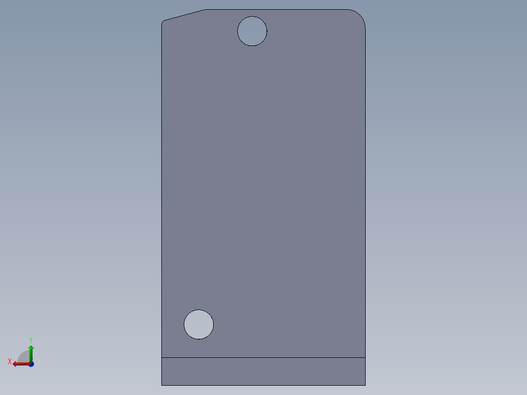 超薄单侧发光LED灯条L型堵头后视图