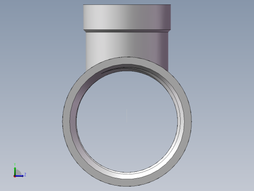 三通-异径 DN20-DN10左视缩略图