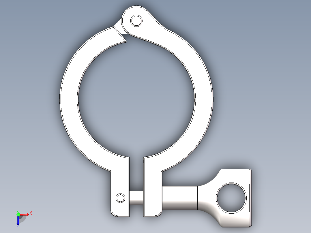 DN15-40卡箍俯视图