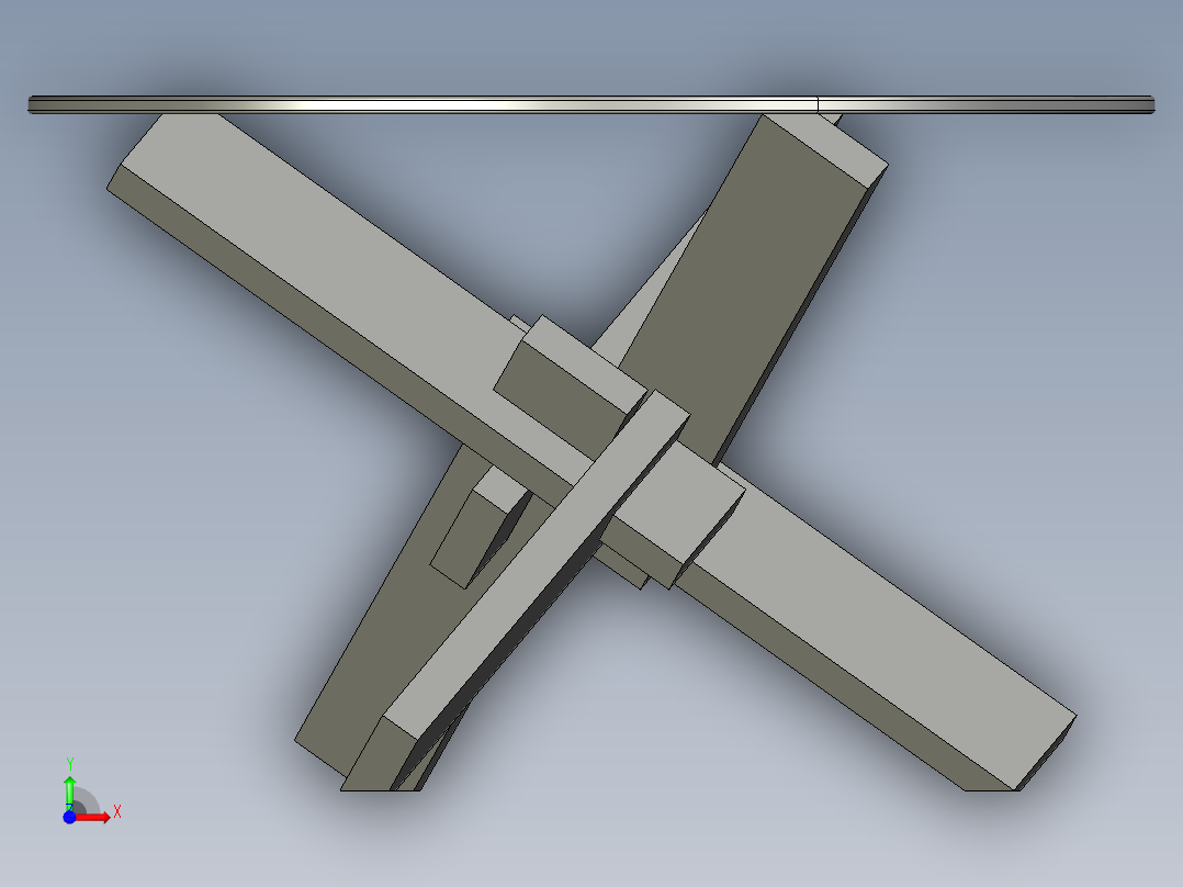 咖啡桌(1)前视图