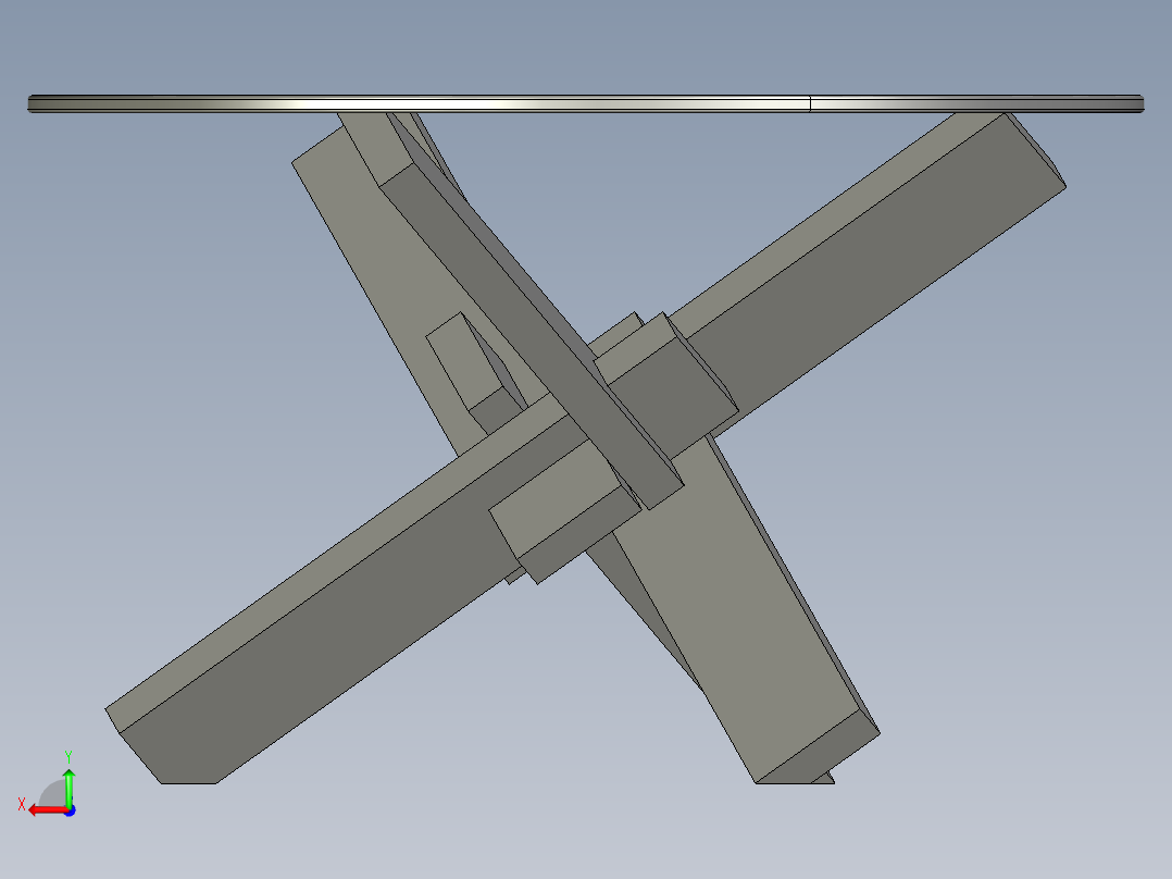 咖啡桌(1)后视图