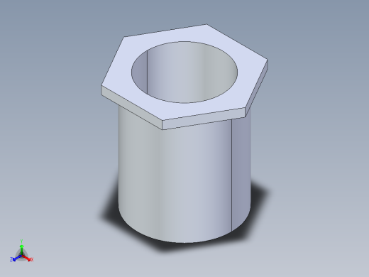 CPVC管件16-Sch80_ReducerBushing_SxSPIG_9837-101_0.75in x 0.5in正等轴测缩略图