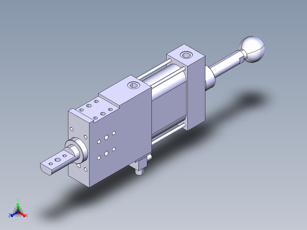 德克斯TUNKERS气缸数模SZK_63_1_Z_A12_T12_TUENKERS主视图