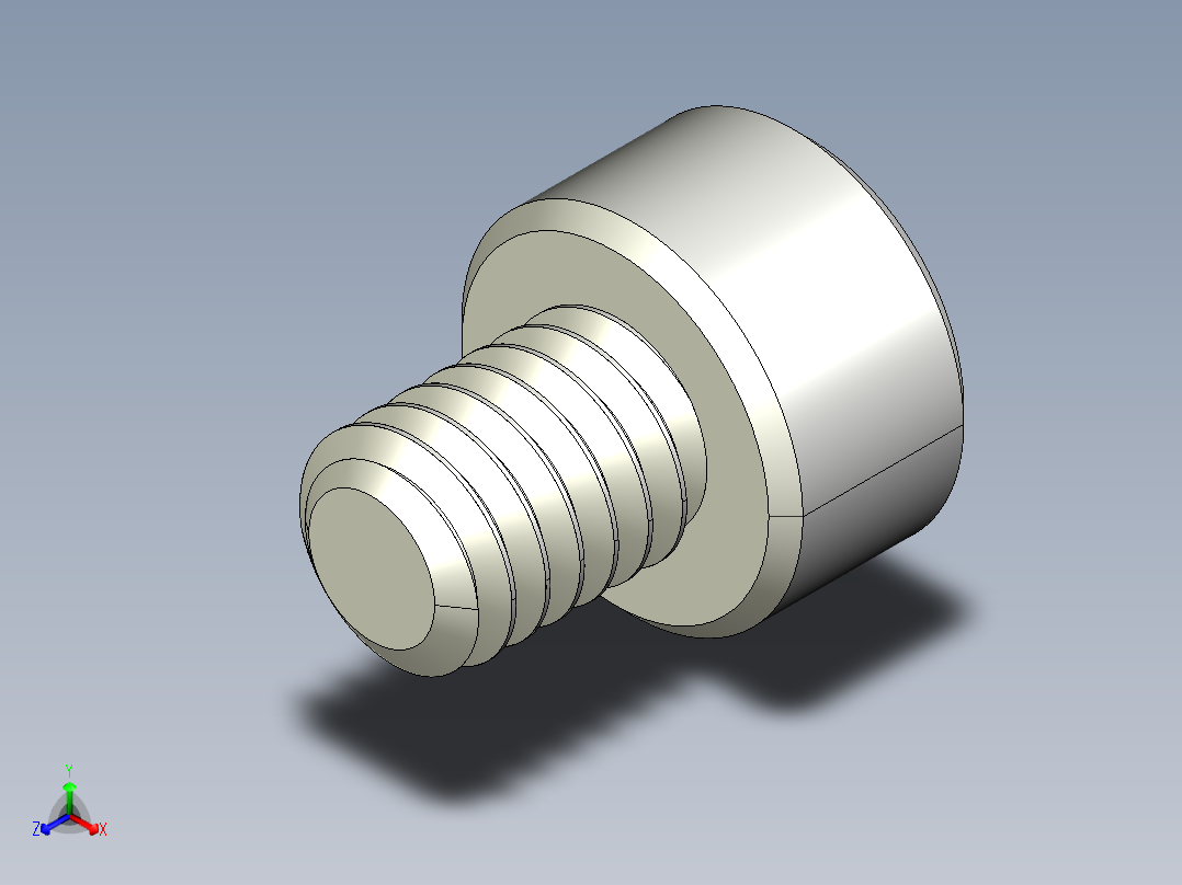 M4 x 0.7mm Thread 5mm LONG SOCKET HEAD CAP SCREW.IGS