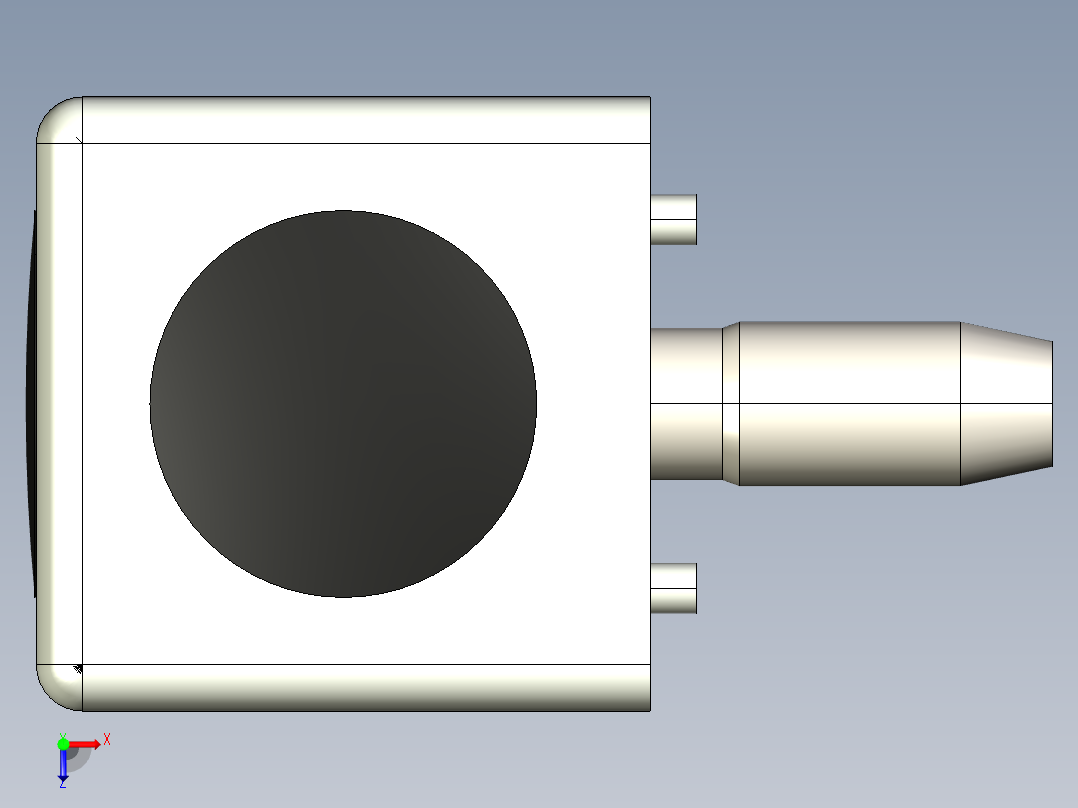 型材-BR 2D 40X40 CUBIC CONNECTOR 3842549866俯视图