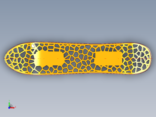 镂空创意滑板前视缩略图